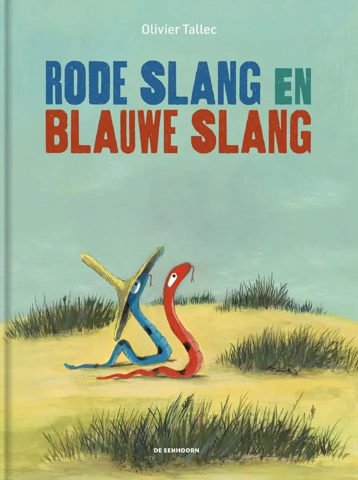 Rode slang en blauwe slang